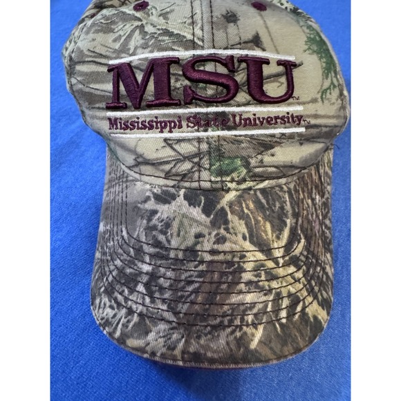 Mississippi State- MSU Camouflage and Maroon Cap,‎ The Game Brand, See Photos - Picture 1 of 9
